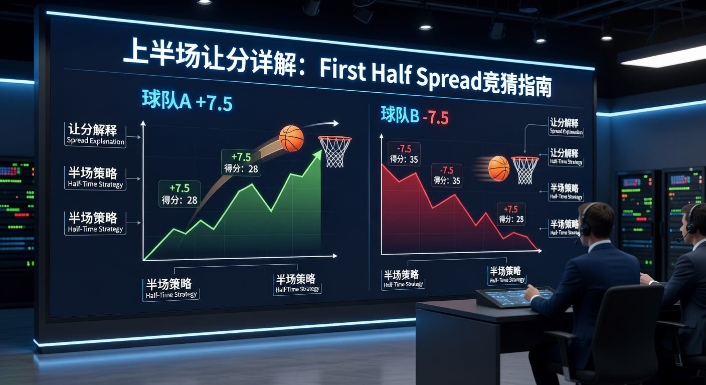 上半场让分 first half spread：半场节奏与盘口定价