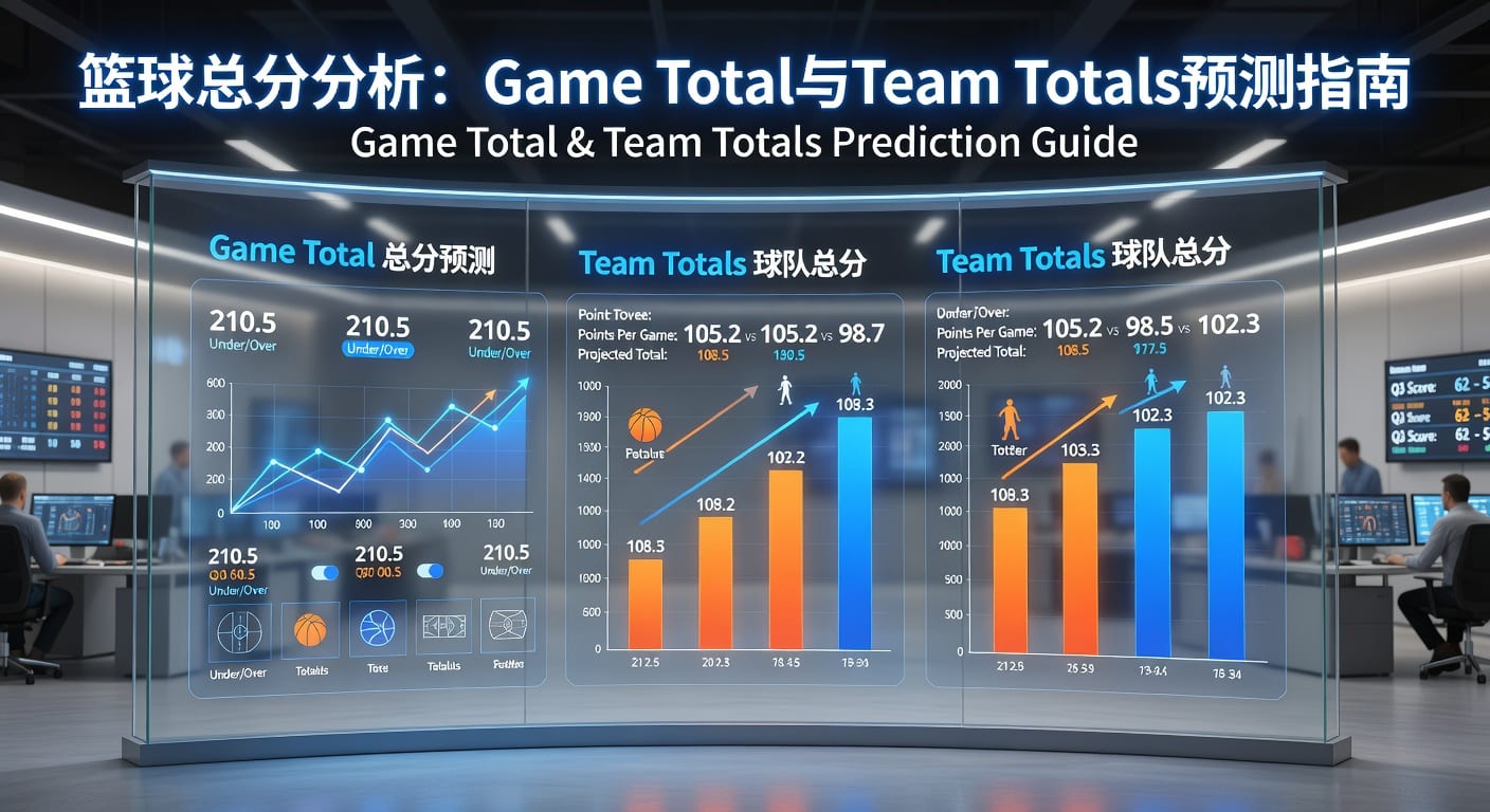 篮球总分 game total team totals 实战判断与最新思路